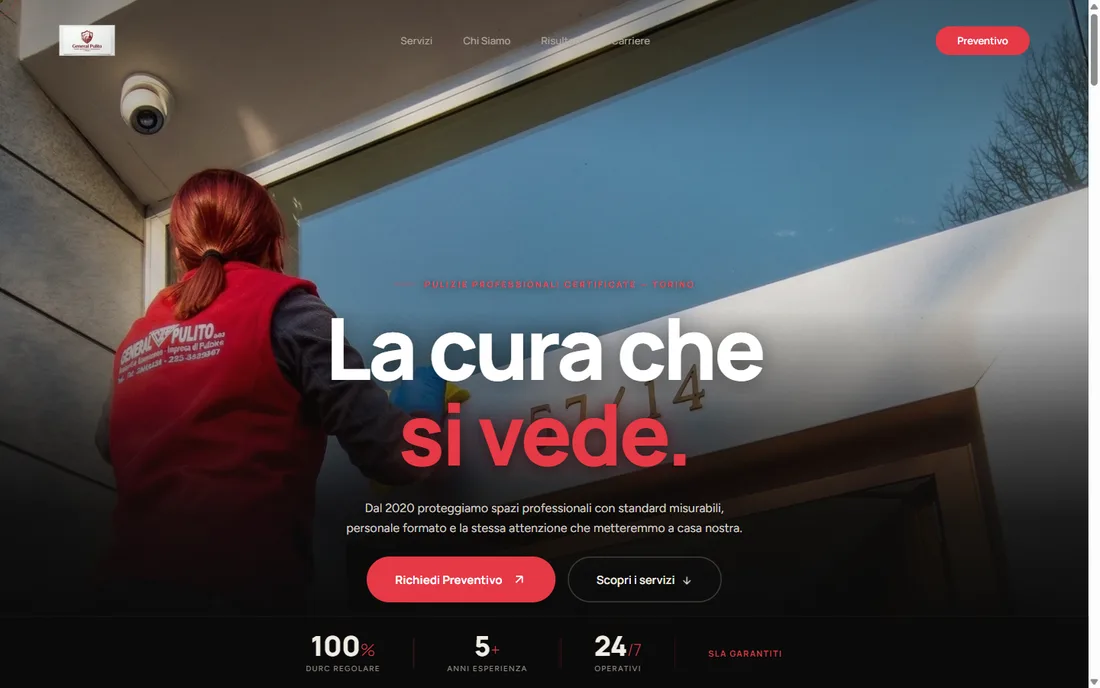 Anteprima del sito General Pulito